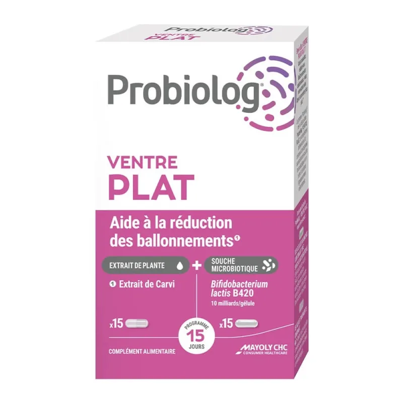 Mayoly Spindler Probiolog Flat Belly 15 + 15 capsule — preț și oferte