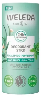 Weleda Deodorant stick cu eucalipt și mentă piperată 50 g — preț și oferte
