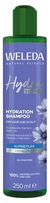 Weleda Hydra Shine Șampon hidratant cu flori de in din Alpi 150 ml — preț și oferte