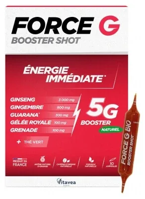 Vitavea Force G Booster Shot – Energie imediată, 10 fiole — preț și oferte