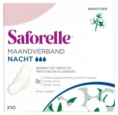 Saforelle Tampoane de noapte – 10 tampoane — preț și oferte