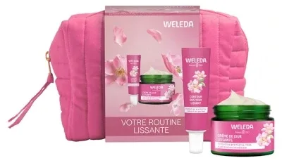 Weleda Cremă de zi netezitoare cu trandafir sălbatic 40 ml + Cremă netezitoare pentru conturul ochilor cu trandafir sălbatic 12 ml Trusă cadou — preț și oferte