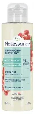 Natessance Șampon fortifiant cu ulei de ricin 100 ml