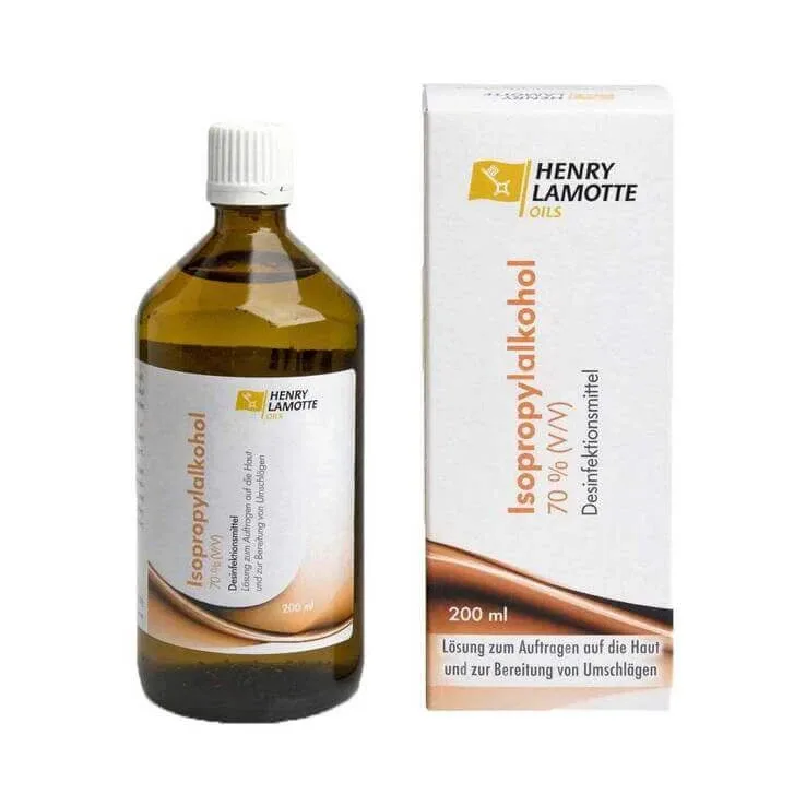 Alcool izopropilic 70% v/v Henry Lamotte, 200 ml lichid — preț și oferte