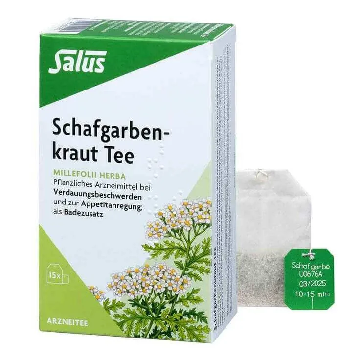 Ceai medicinal din coada șoricelului (Millef.herba Salus), 15 pliculețe filtrante Salus Haus — preț și oferte