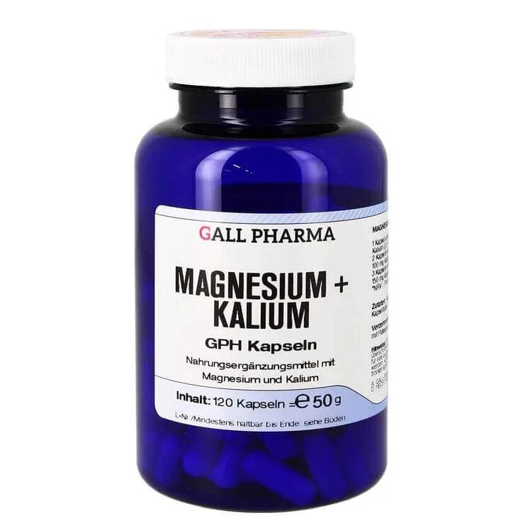 Capsule de magneziu + potasiu GPH, 120 de capsule — preț și oferte