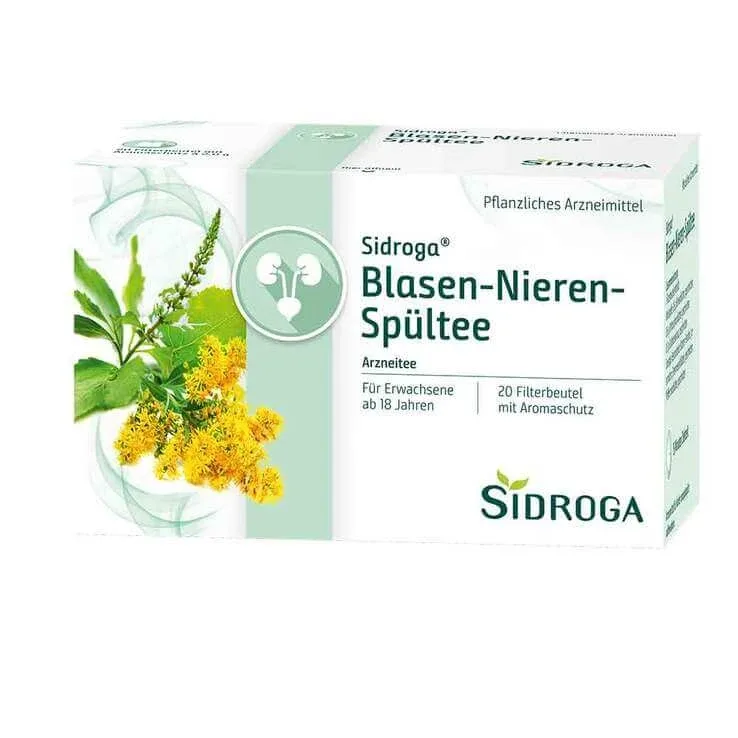Sidroga Ceai pentru spălarea vezicii urinare și a rinichilor, pliculețe filtrante, 20 x 2,0 g ceai — preț și oferte
