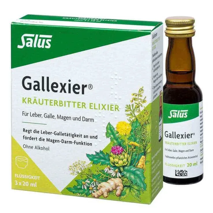 Gallexier Elixir amar pe bază de plante Salus, lichid pentru administrare orală, 500 ml Salus Haus — preț și oferte