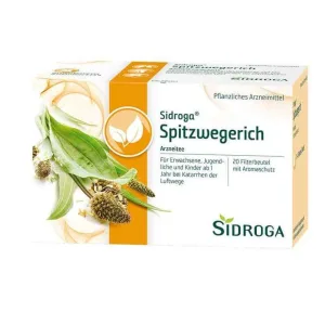 Sidroga® Pungi filtrante cu pătlagină ascuțită, 20 x 1,4 g ceai