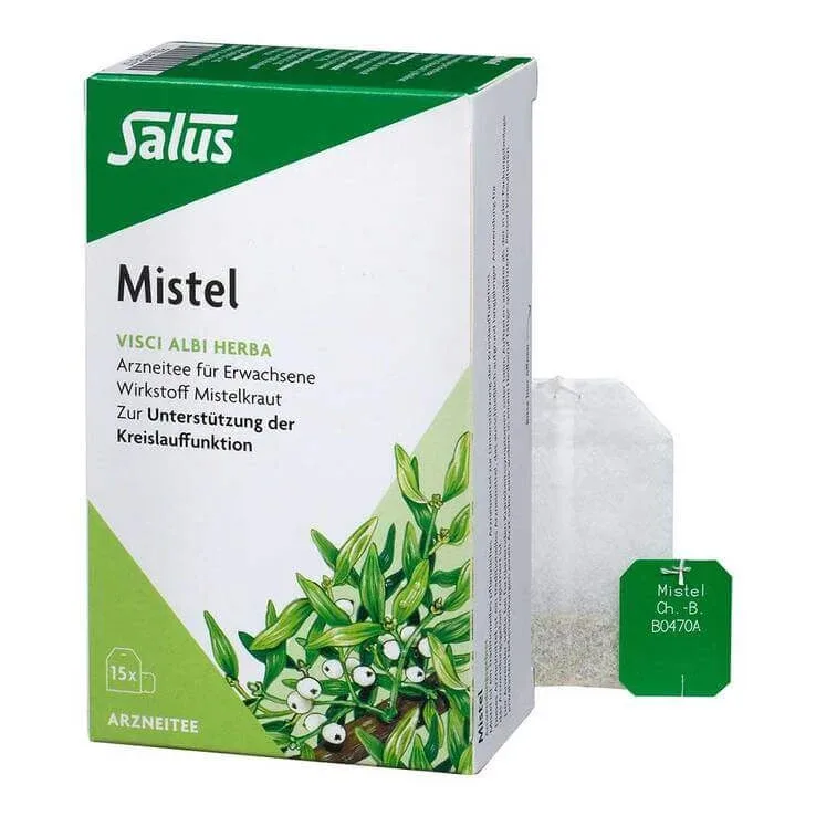 Ceai medicinal din vâsc (Visci albi herba) Salus, pliculețe filtrante, 15 pliculețe filtrante Salus Haus — preț și oferte
