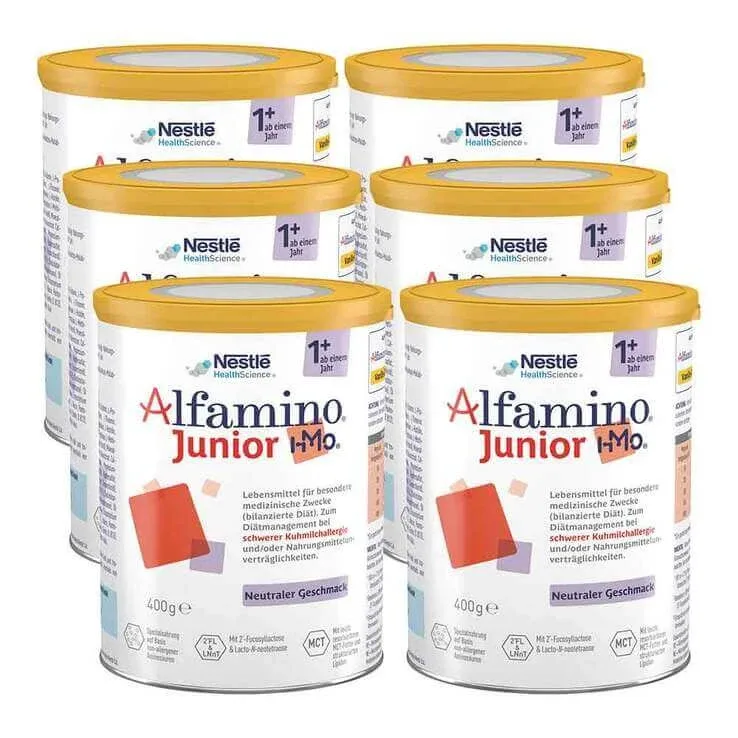 Alfamino Junior, de la 1 an, pulbere, 6 x 400 g pulbere — preț și oferte