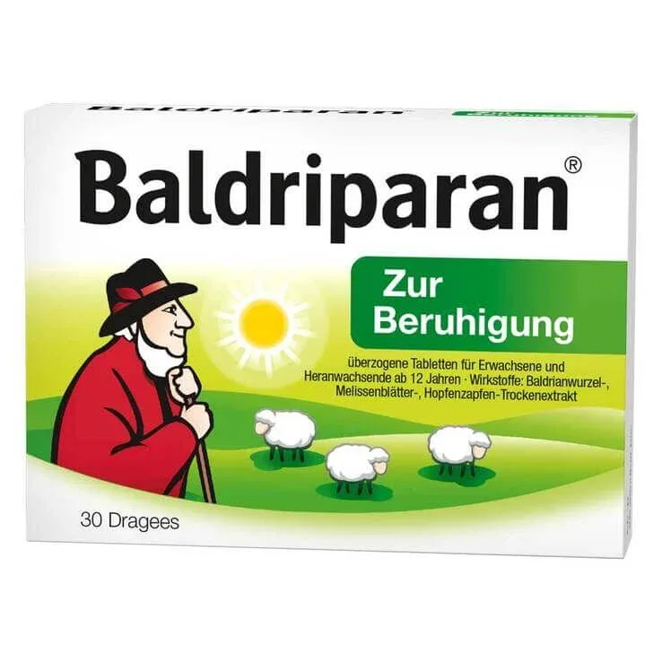 Baldriparan, comprimate filmate cu efect calmant, 30 de comprimate filmate — preț și oferte