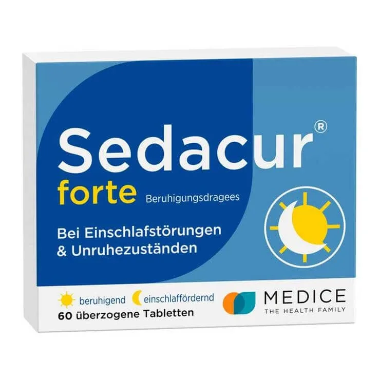 Sedacur® forte – pastile calmante, 100 buc. Pastile acoperite cu un înveliș — preț și oferte