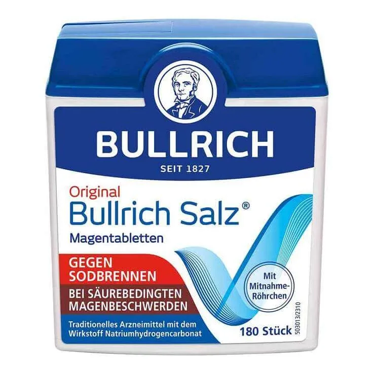 Bullrich Salz® – comprimate împotriva arsurilor la stomac, 50 de comprimate — preț și oferte