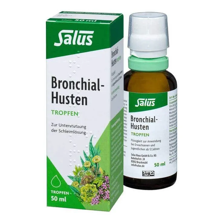 Picături Salus pentru tuse bronșică, 50 ml lichid Salus Haus — preț și oferte