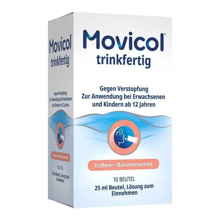Movicol® gata de consum, plicuri de 25 ml cu soluție orală, 10 bucăți soluție orală — preț și oferte