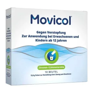 MOVICOL® plicuri cu pulbere – ajutor rapid în caz de constipație, 100 de plicuri cu pulbere pentru prepararea unei soluții orale