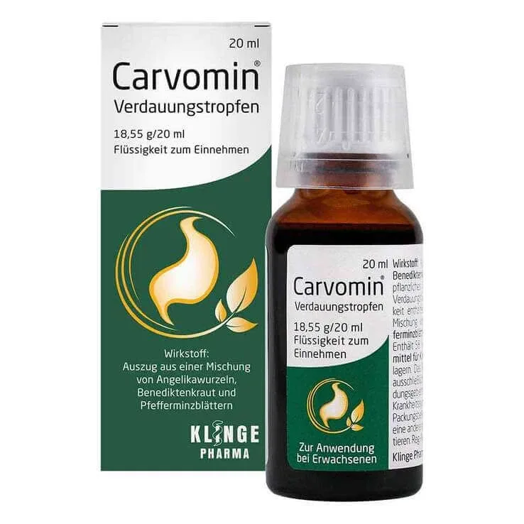 Carvomin picături pentru digestie, 20 ml soluție orală — preț și oferte