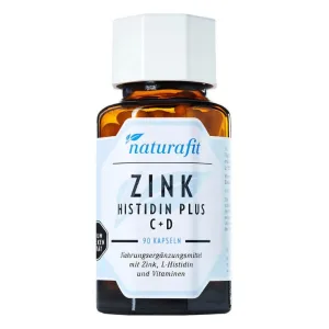 Naturafit Zinc Histidină plus C + D, capsule, 30 de capsule
