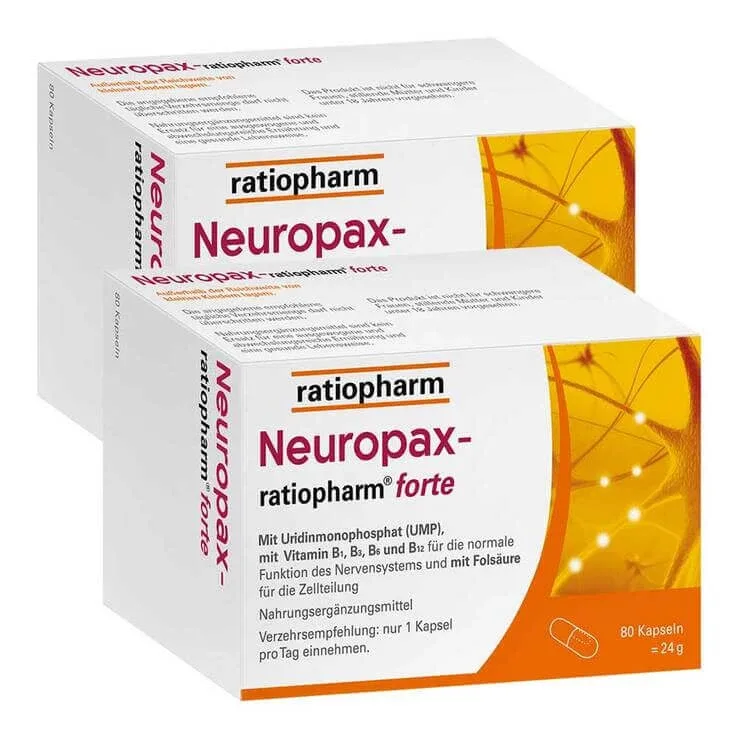 Capsule Neuropax-ratiopharm forte, 2 x 80 capsule — preț și oferte