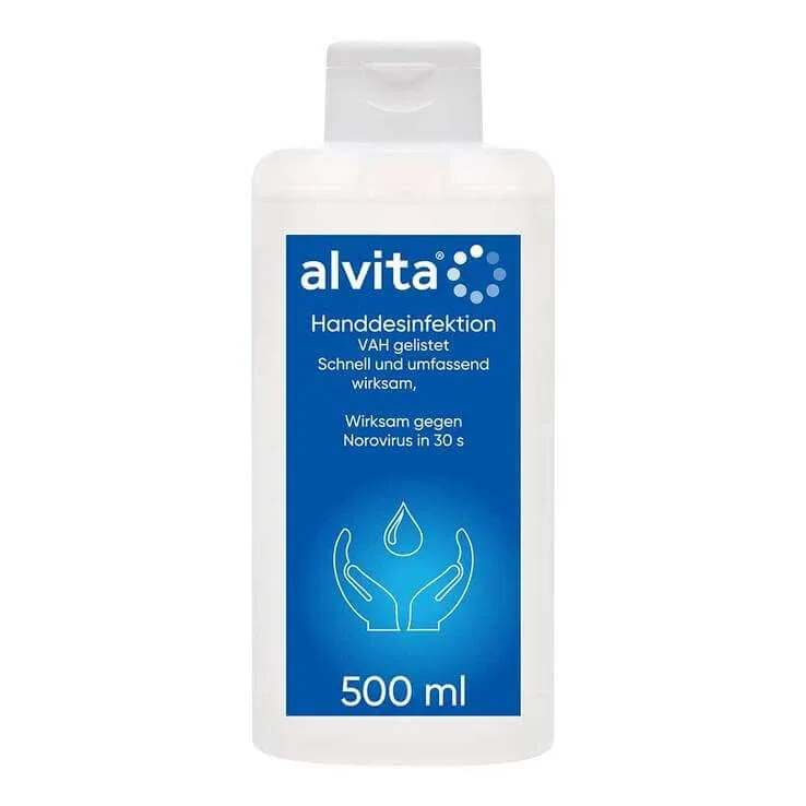Dezinfectant pentru mâini Alvita, sticle de 500 ml — preț și oferte