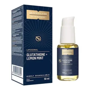 Glutation lipozomal 200 mg cu aromă de lămâie și mentă, 50 ml soluție orală