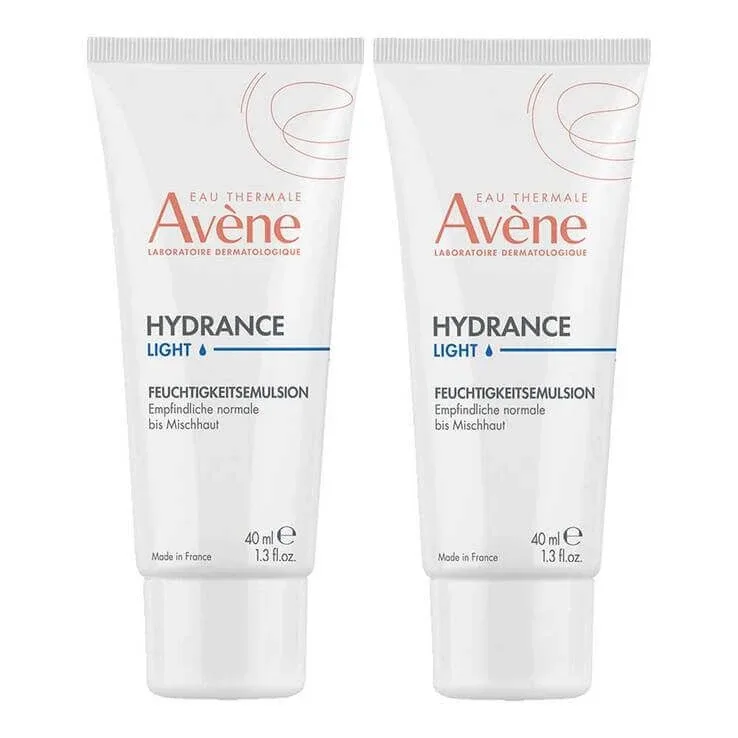 Avene Hydrance, emulsie hidratantă ușoară, 2 x 40 ml emulsie — preț și oferte
