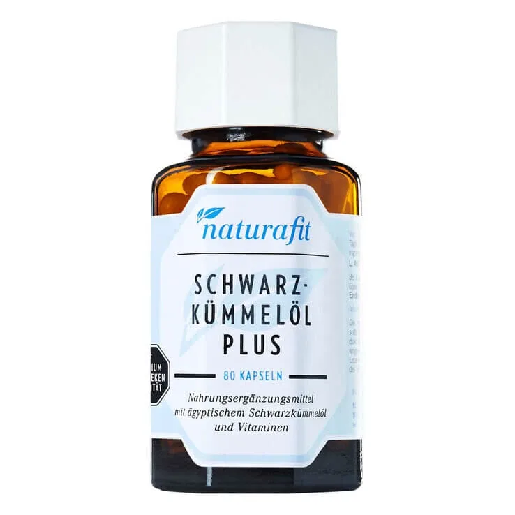 Capsule Naturafit cu ulei de chimen negru Plus, 80 de capsule — preț și oferte