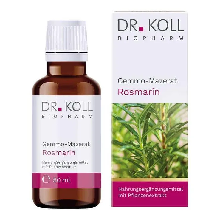 Macerat gemmofit de rozmarin Dr. Koll (Rosmarinus officinale), picături, 50 ml picături — preț și oferte