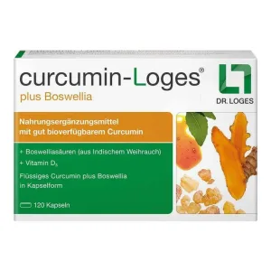 Curcumin-Loges plus Boswellia, capsule, 2 x 120 capsule