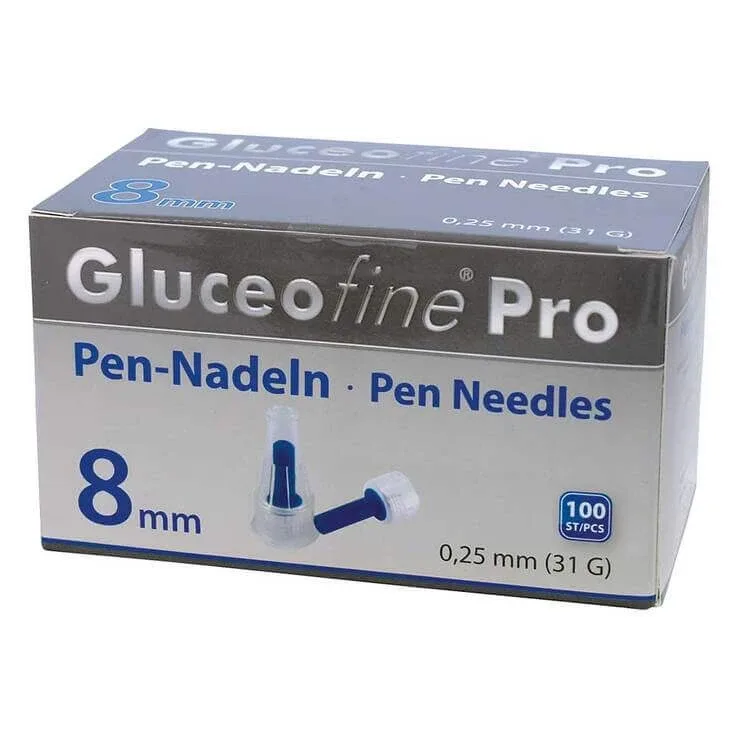 Ace pentru stiloul Gluceofine® Pro, 31 G, 0,25 x 8 mm, 100 buc. canule — preț și oferte