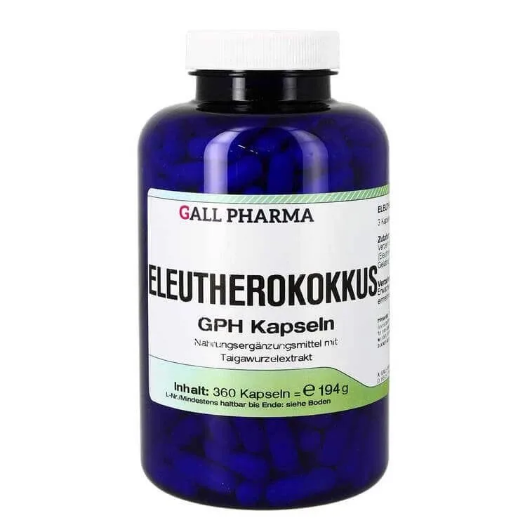 Capsule Eleutherococcus GPH, 120 de capsule — preț și oferte