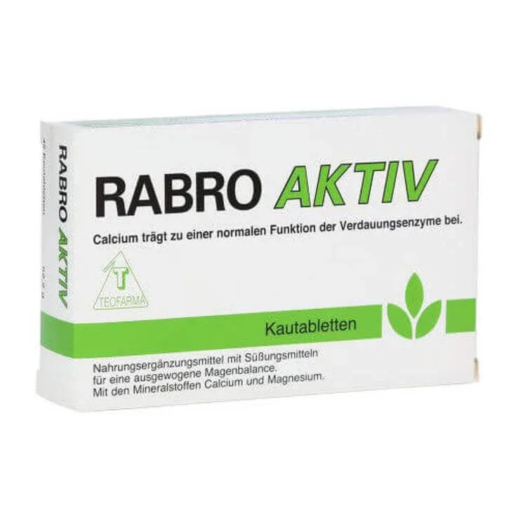 Rabro Aktiv, comprimate masticabile, 45 de comprimate masticabile — preț și oferte