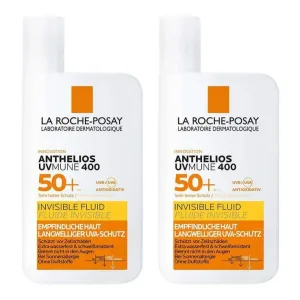 La Roche Posay Anthelios Invisible Fluid UVMune 400 SPF50+, 2x50 ml lichid
