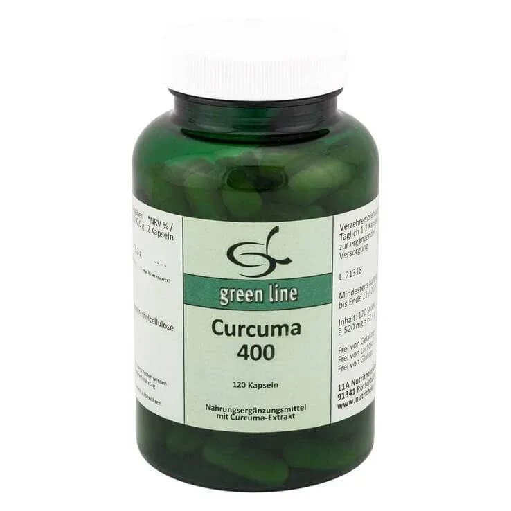 Capsule de curcuma 400 mg, 120 de capsule — preț și oferte