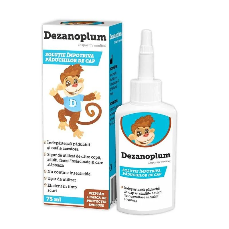Solutie impotriva paduchilor Dezanoplum, Zdrovit | 75 ml NATUR PRODUKT ZDROVI — preț și oferte