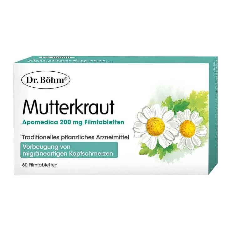 Dr. Böhm Mutterkraut Apomedica, comprimate filmate de 200 mg, 60 de comprimate filmate — preț și oferte