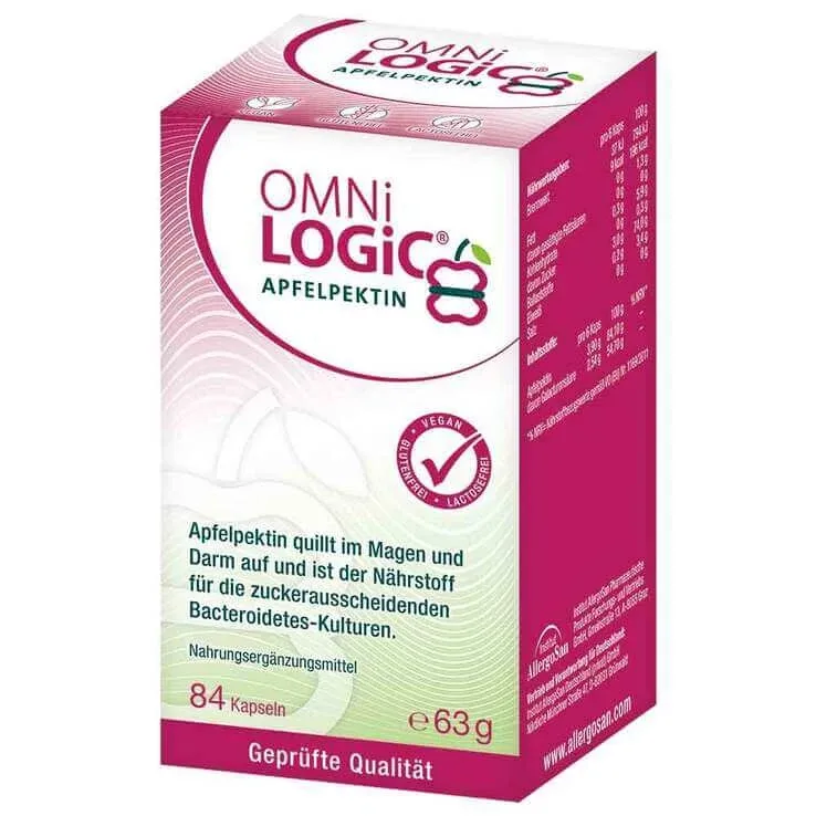 Capsule cu pectină de mere Omni Logic, 2 x 180 de capsule — preț și oferte