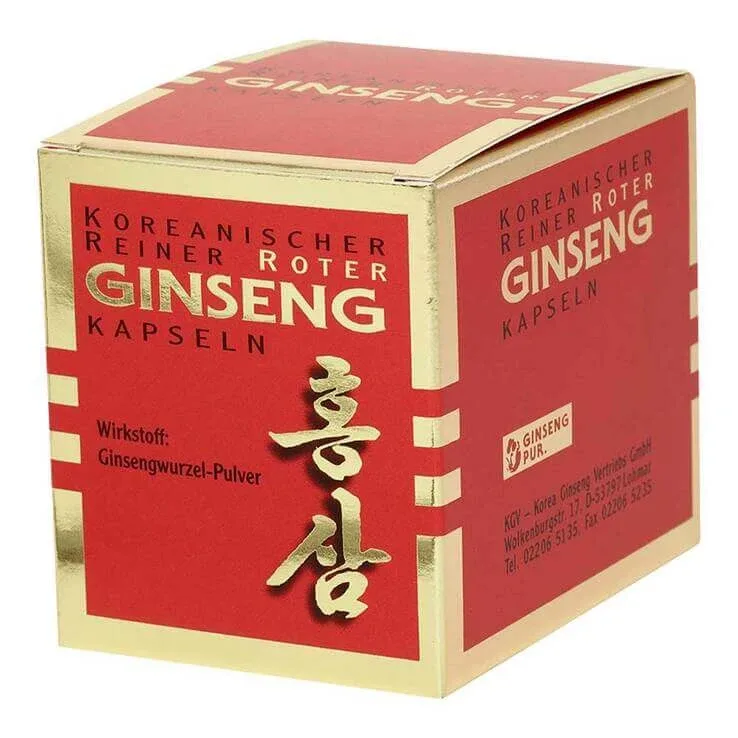 Capsule de ginseng roșu 300 mg, 100 de capsule — preț și oferte