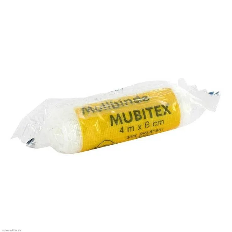 Bandaje din tifon Mubitex de 6 cm, simple, 1 buc. — preț și oferte