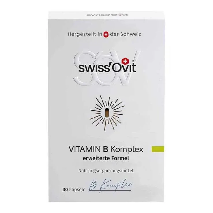 Swissovit Complex de vitamine B pentru stimularea metabolismului, capsule, 30 de capsule — preț și oferte