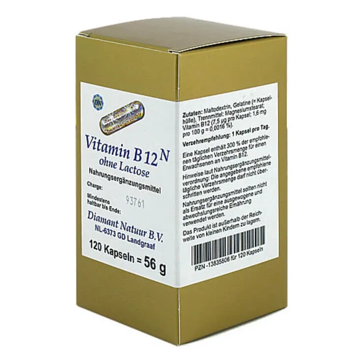 Capsule de vitamina B12 N, 60 de capsule — preț și oferte