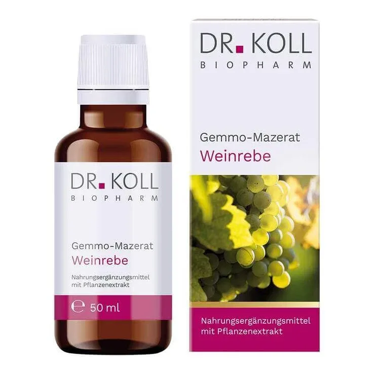 Macerat gemmofit din viță de vie Dr. Koll Vitis vinifera, picături, 50 ml picături — preț și oferte