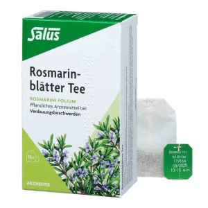 Ceai medicinal din frunze de rozmarin (Rosmarini folium Salus), 15 pliculețe filtrante