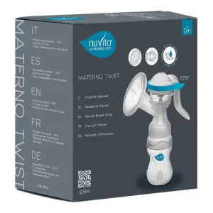 Pompă manuală de lapte Nuvita Materno Twist, 1 buc., fără ambalaj