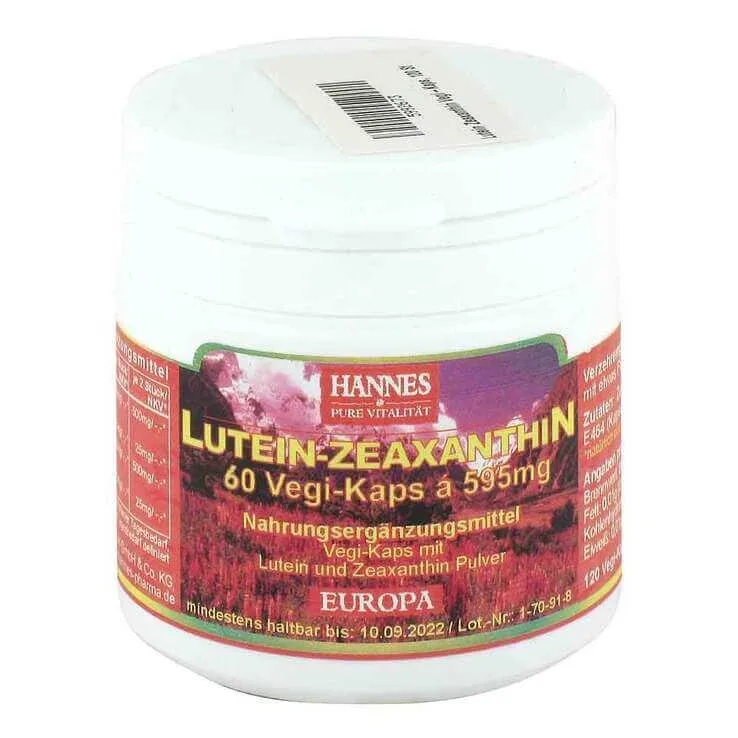 Luteină și zeaxantină, capsule vegetale, 180 de capsule — preț și oferte