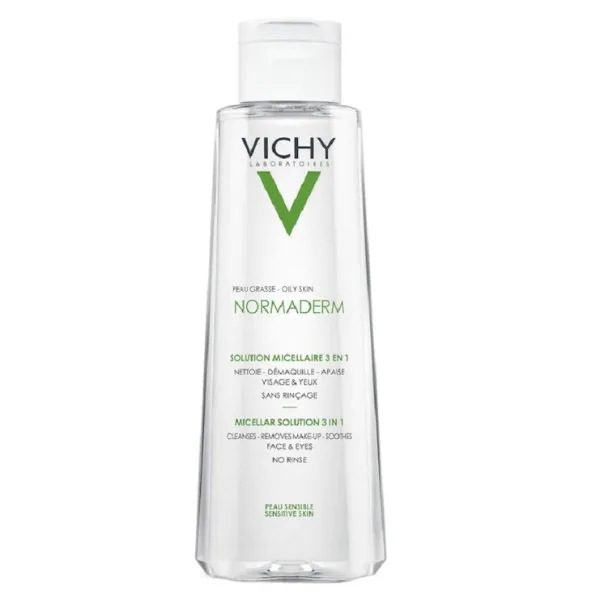 Solutie micelara de curatare si demachiere Normaderm | 200 ml VICHY — preț și oferte