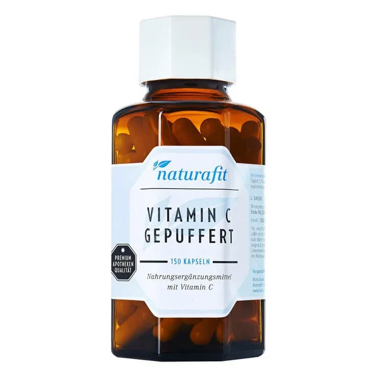 Naturafit Vitamina C tamponată, capsule, 150 de capsule — preț și oferte