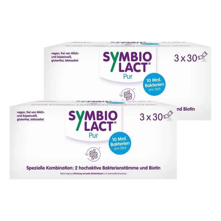 Symbiolact pur – supliment alimentar sub formă de pulbere, 2x3x30 g pulbere — preț și oferte