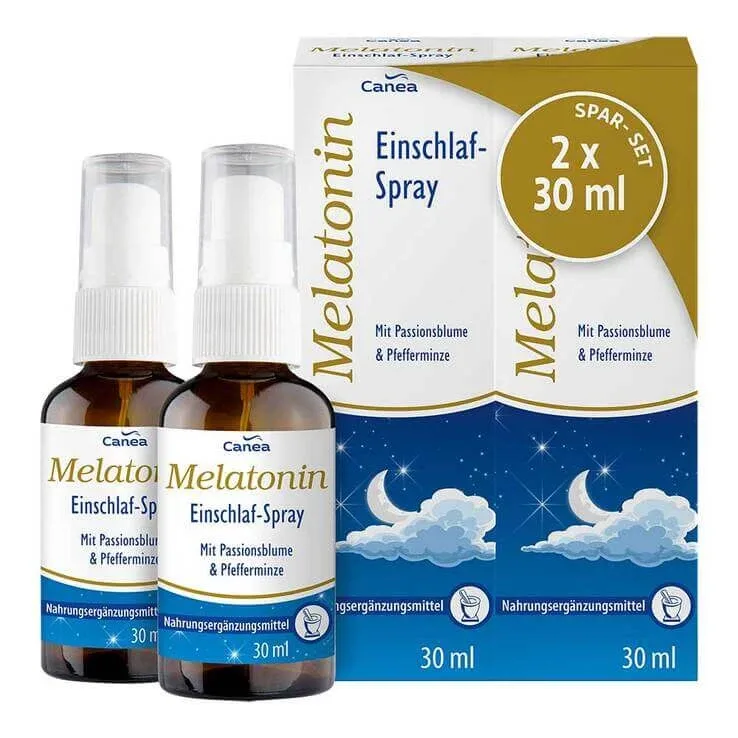 Set economic de spray-uri cu melatonină pentru adormire, 2 x 30 ml spray — preț și oferte